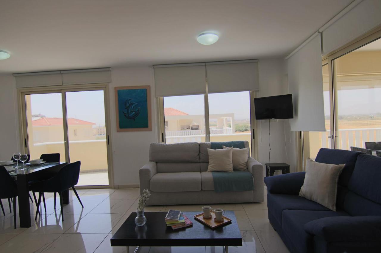 Ferienwohnung Seaside Luxury Flat Pervolia Exterior foto